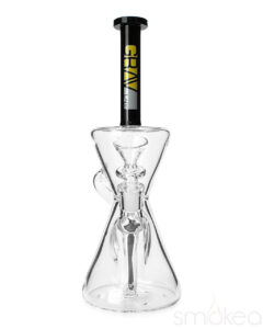 GRAV 10" Hourglass Recycler Bong | Glass Bongs For Sale | Funny Bongs