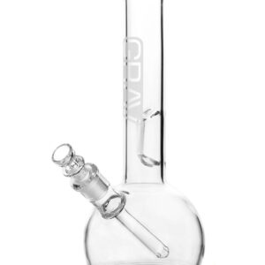 GRAV 8" Round Waterpipe w/ Fixed Downstem | Cool Glass Bongs | Bomgs