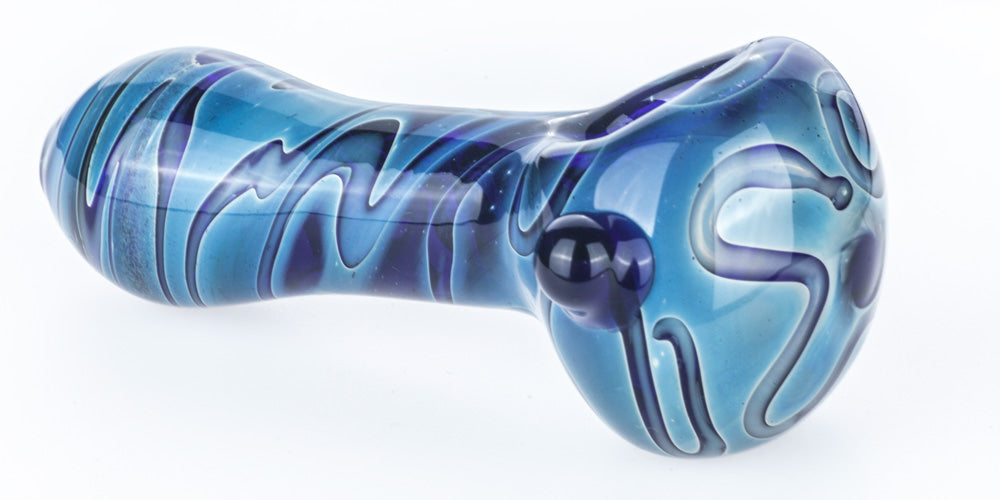 Heady Pattern Glass Pipe | Weed Smoking Pipes For Sale | Free NZ Shipping