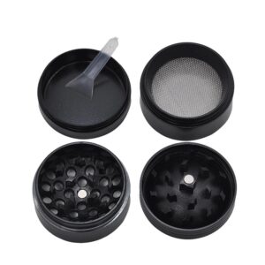 Herb Grinder With Mixing Concave Lid 4 Layer Small 40Mm (2 Color)
