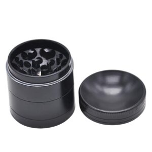 Herb Grinder With Mixing Concave Lid 4 Layer Small 40Mm (2 Color)