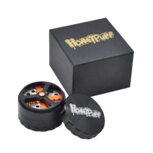 Honeypuff Blade Runner Herb Grinder 4 Layer 61 Mm (3 Color) - Black