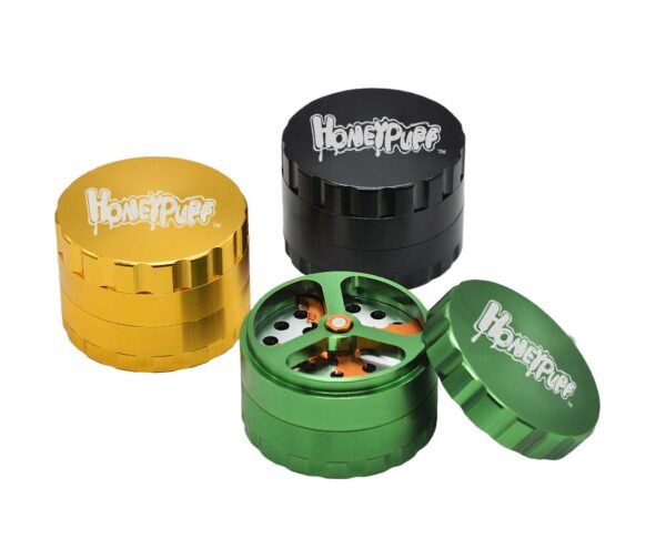 Honeypuff Blade Runner Herb Grinder 4 Layer 61 Mm (3 Color)