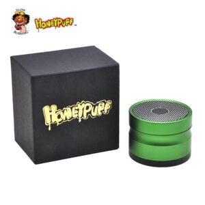 Honeypuff Bluetooth Speaker 4 Layer 48Mm Novelty Herb Grinder (4 Colors) - Green