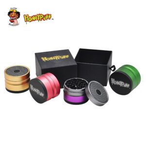 Honeypuff Bluetooth Speaker 4 Layer 48Mm Novelty Herb Grinder (4 Colors)