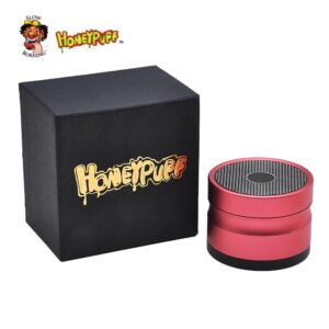 Honeypuff Bluetooth Speaker 4 Layer 48Mm Novelty Herb Grinder (4 Colors) - Red