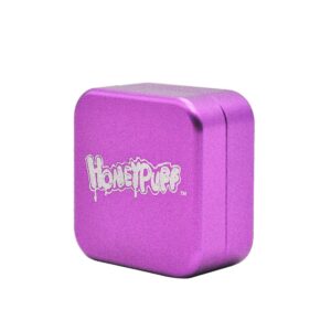 Honeypuff Square Novelty Herb Grinder 2 Layer 47Mm (2 Color)