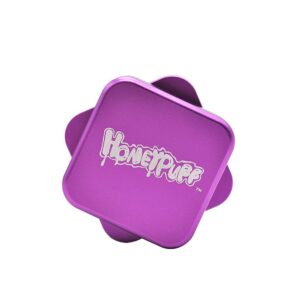 Honeypuff Square Novelty Herb Grinder 2 Layer 47Mm (2 Color)