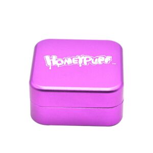 Honeypuff Square Novelty Herb Grinder 2 Layer 47Mm (2 Color)