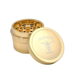 Hornet Herb Grinder 4 Layer 63Mm (3 Color) - Gold