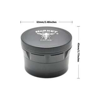 Hornet Herb Grinder 4 Layer 63Mm (3 Color)