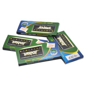 Hornet Transparent Gold Cellulose Rolling Papers 78Mm 50 Papers