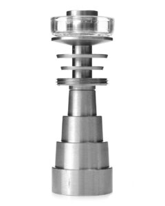Hybrid Titanium/quartz Domeless Universal Nail