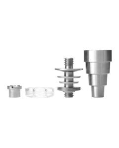 Hybrid Titanium/quartz Domeless Universal Nail