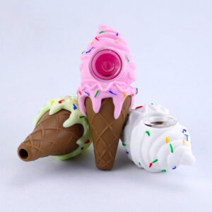 Ice Cream Silicone Hand Pipe | Novelty Pipes For Sale | Free NZ Shipping