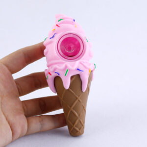 Ice Cream Silicone Hand Pipe | Novelty Pipes For Sale | Free NZ Shipping
