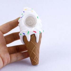 Ice Cream Silicone Hand Pipe | Novelty Pipes For Sale | Free NZ Shipping