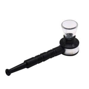 Thread Metal Pipe Glass Weed Bowl | Pipes For Sale | Free NZ Shipping