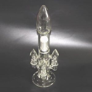 11" Rocket Tree Perc Glass Bong | Water Pipes For Sale | Free NZ Shipping