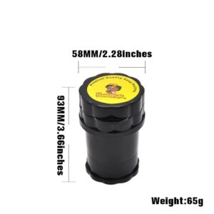 Honeypuff Plastic Herb Grinder 4 Layer For Sale | Free NZ Shipping