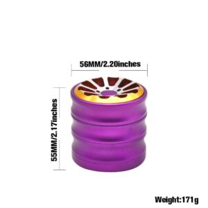 Wheel Aluminum Alloy Weed Grinder 4 Layer For Sale | Free NZ Shipping
