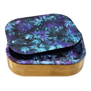 Bamboo Storage Tinplate Cover Rolling Tray For Sale | Free NZ Shipping