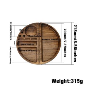 Walnut Solid Wood Cigarette Rolling Tray For Sale | Free NZ Shipping