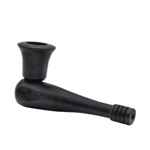 Black Engraving Wooden Pipe | Weed Pipes For Sale | Free NZ Shipping