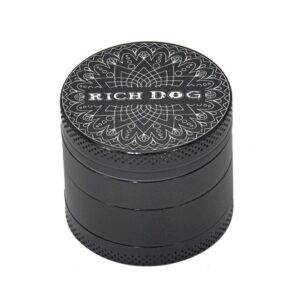 Zinc Alloy Black 4 Layer Weed/Herb Grinder For Sale | Free NZ Shipping