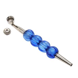 Four Beads Metal Weed Pipe | Pot Pipes For Sale | Free NZ Shipping