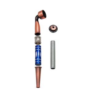 Dazzle Color Metal Pipe w/ Cap | Weed Pipes For Sale | Free NZ Shipping