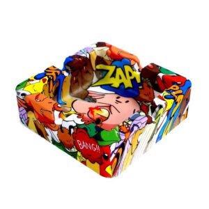 Creative Painting Silicone Cigarette Ashtray For Sale | Free NZ Shipping