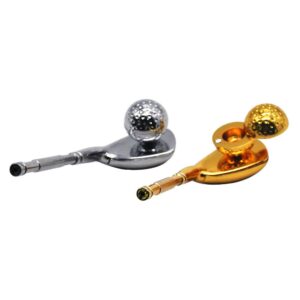 Golf Ball Metal Smoking Pipe | Weed Pipes For Sale | Free NZ Shipping