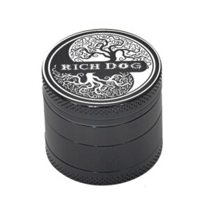 Zinc Alloy Black 4 Layer Weed/Herb Grinder For Sale | Free NZ Shipping