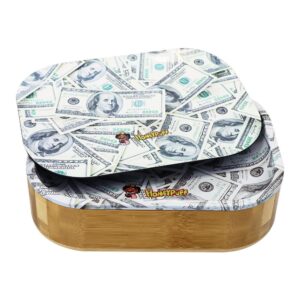 Bamboo Storage Tinplate Cover Rolling Tray For Sale | Free NZ Shipping