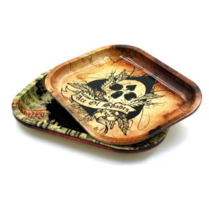 Accommodates Cigarette Metal Rolling Tray For Sale | Free NZ Shipping