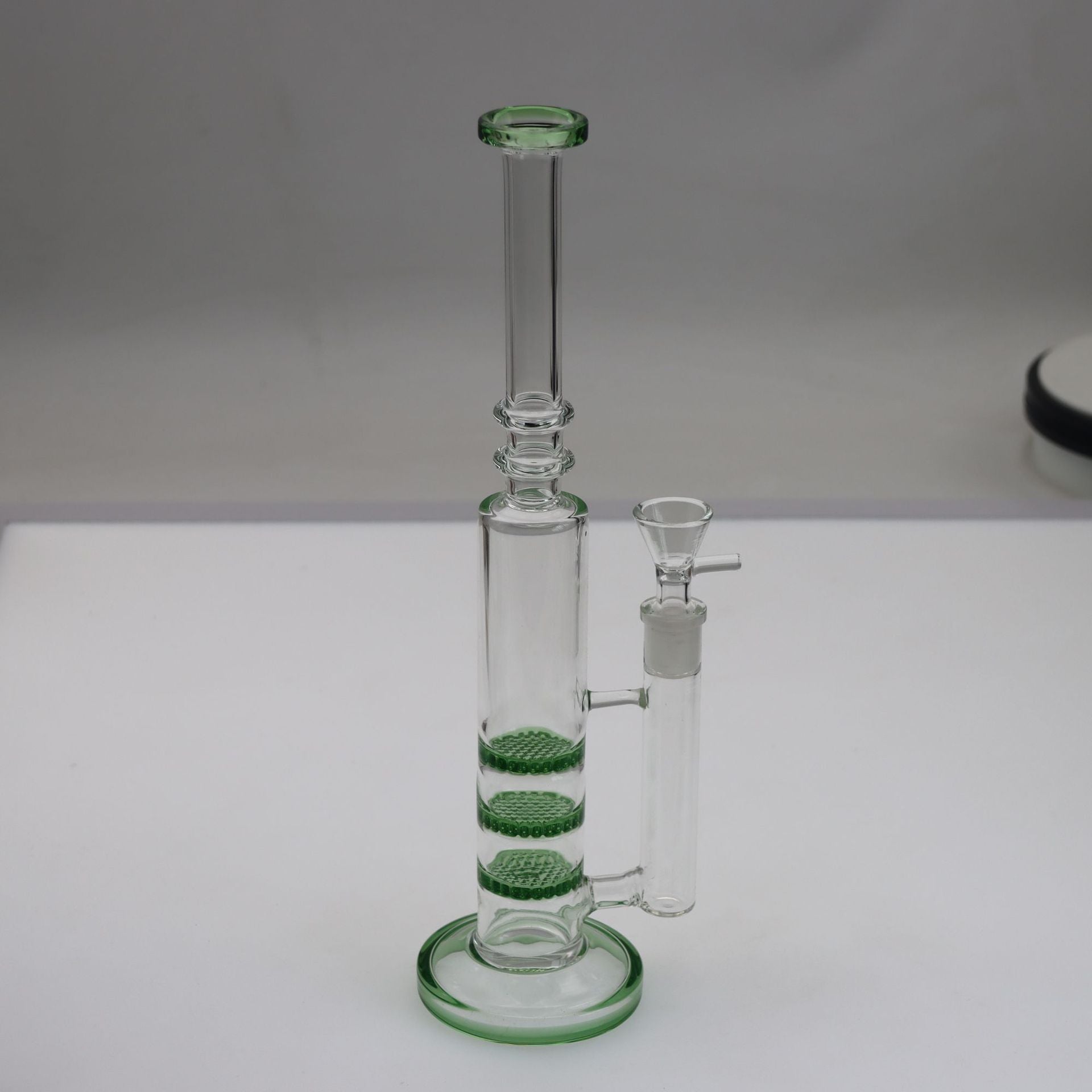 jpg_32ce1952-9a23-48bd-a98f-7f5a62859cd9 6" Mini Triple Honeycomb Perc Glass Bong For Sale | Free NZ Shipping