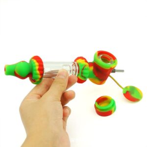 Silicone Nectar Collector Pipe For Weed/Concentrate | Free NZ Shipping