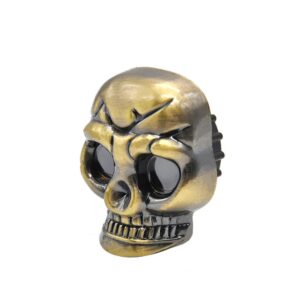 Skull Shape 2 Layer Metal Weed/Herb Grinder For Sale | Free NZ Shipping
