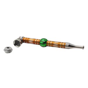 Detachable Stripe Metal Pipe | Weed Pipes For Sale | Free NZ Shipping