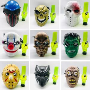 Colorful Gas Mask Bong Acrylic Water Pipe For Sale | Free NZ Shipping