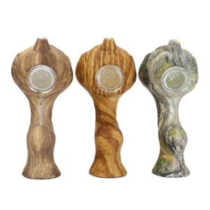 Wood Printing Silicone Hand Pipe/Weed Bowls For Sale | Free NZ Shipping