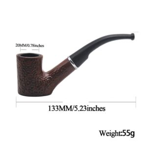 Flat Wooden Sherlock Pipe | Tobacco Pipes For Sale | Free NZ Shipping