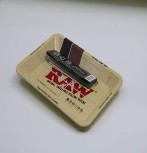 RAW Hand Rolled Cigarette Metal Rolling Tray For Sale | Free NZ Shipping