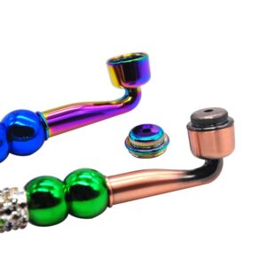 Colored Metal Pot Pipe w/ Cap | Weed Pipes For Sale | Free NZ Shipping
