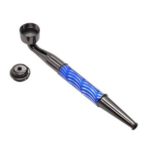 Wavy Stripe Metal Pot Pipe Cap | Weed Pipes For Sale | Free NZ Shipping