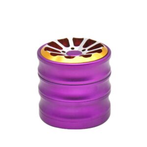 Wheel Aluminum Alloy Weed Grinder 4 Layer For Sale | Free NZ Shipping