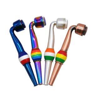 Multi-color Ball Metal Pipe Cap | Pot Pipes For Sale | Free NZ Shipping