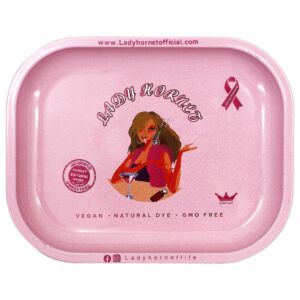 Pink Lady Tinplate Cigarette Rolling Tray For Sale | Free NZ Shipping