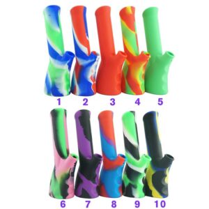 9" Silicone Camouflage Dab Rig | Wax Rigs For Sale | Free NZ Shipping